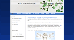 Desktop Screenshot of physiotherapie-finsterer.de